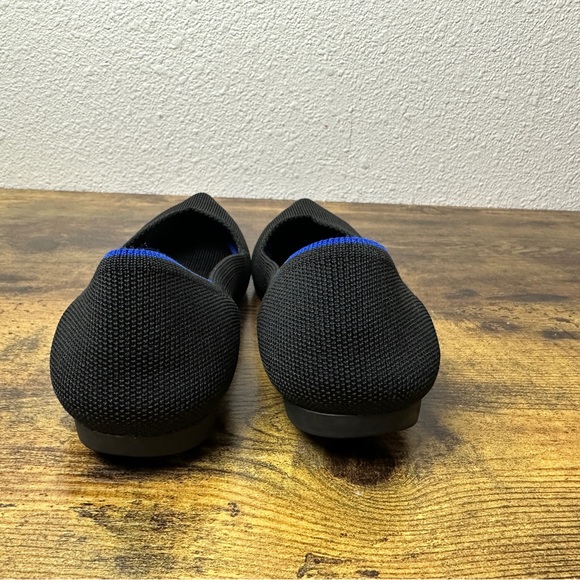 Rothys The Point Black Knit Comfort Slip On Ballet Flats Womens 6.5 Black - Picture 5 of 7